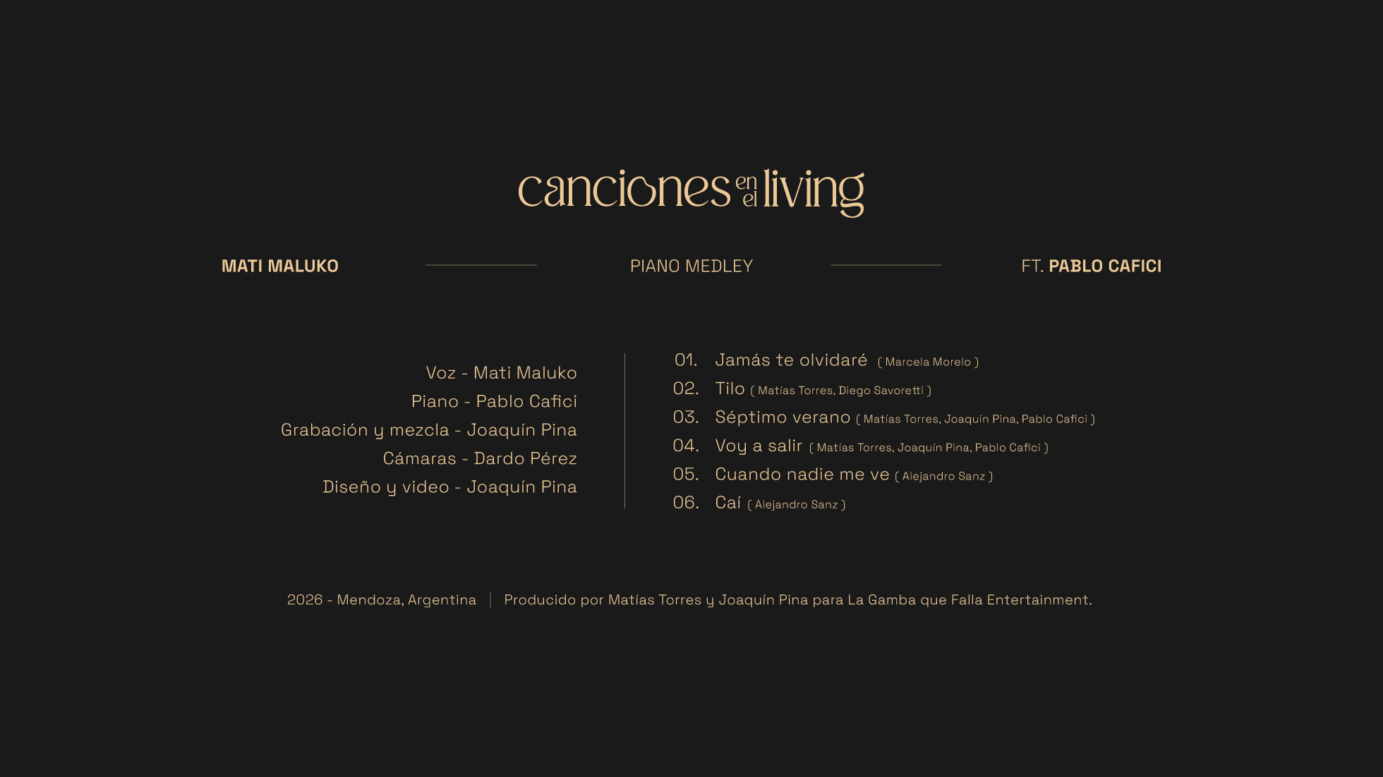 Imagen 2 del proyecto Canciones en el Living