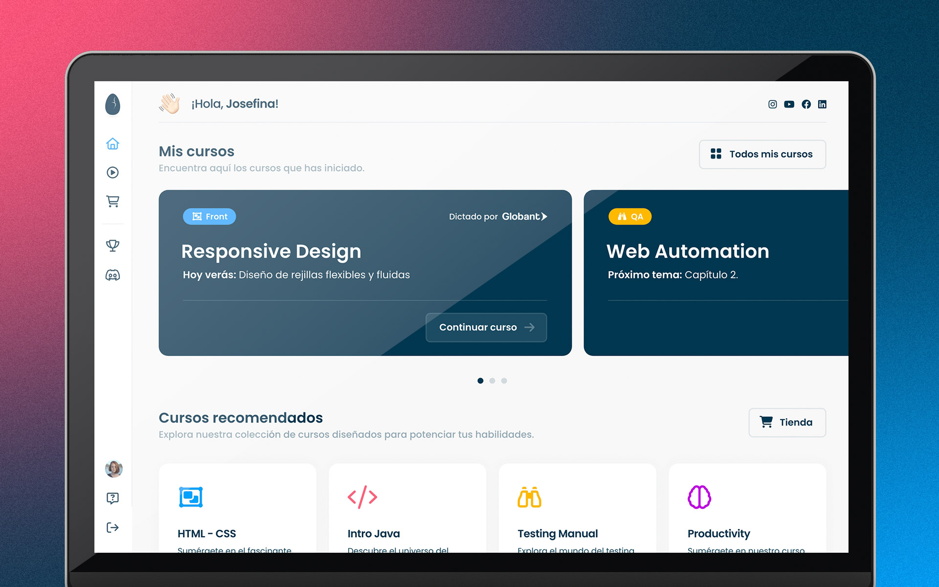 Imagen 2 del proyecto Egg - Online Course Platform