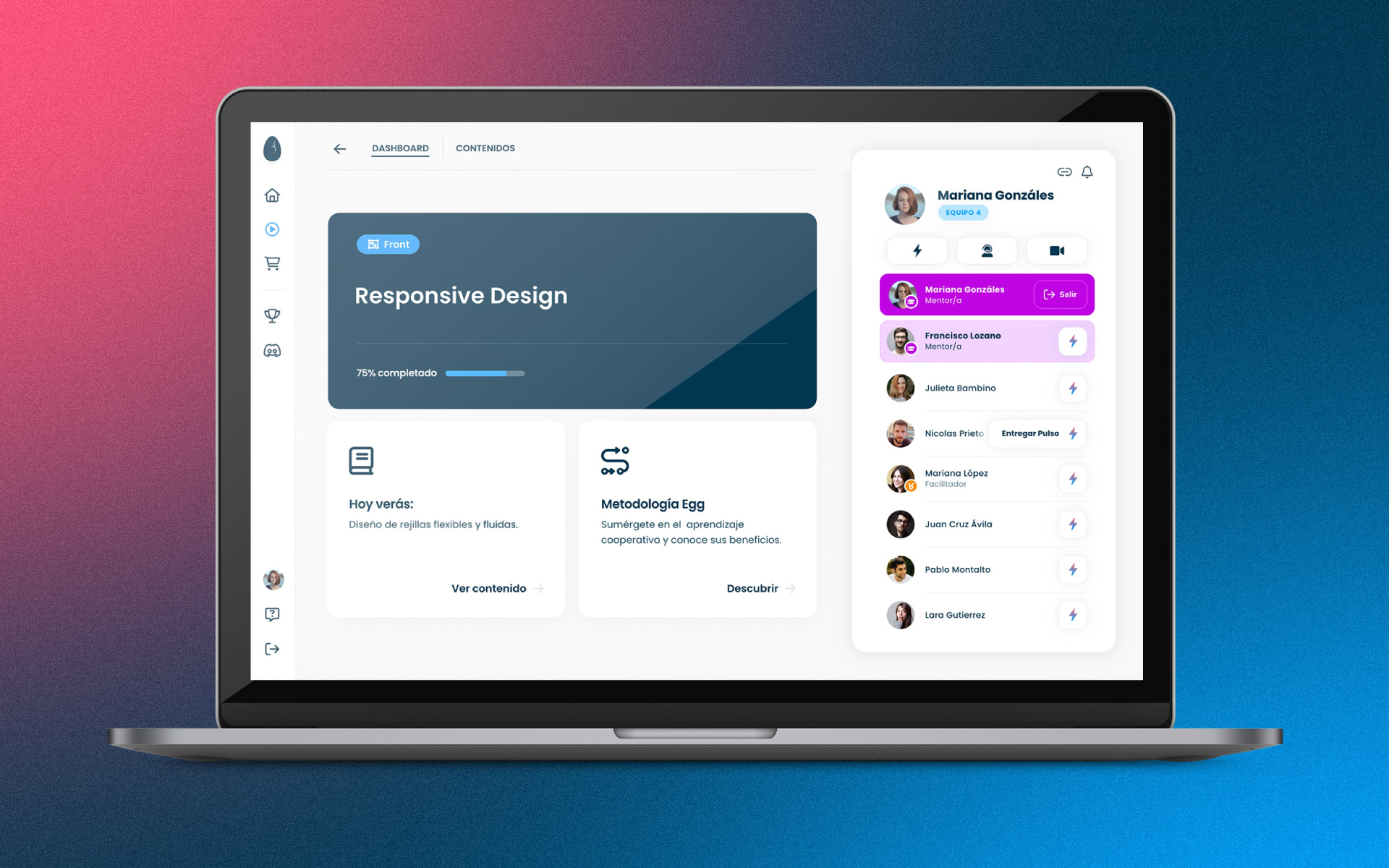 Imagen 3 del proyecto Egg - Online Course Platform