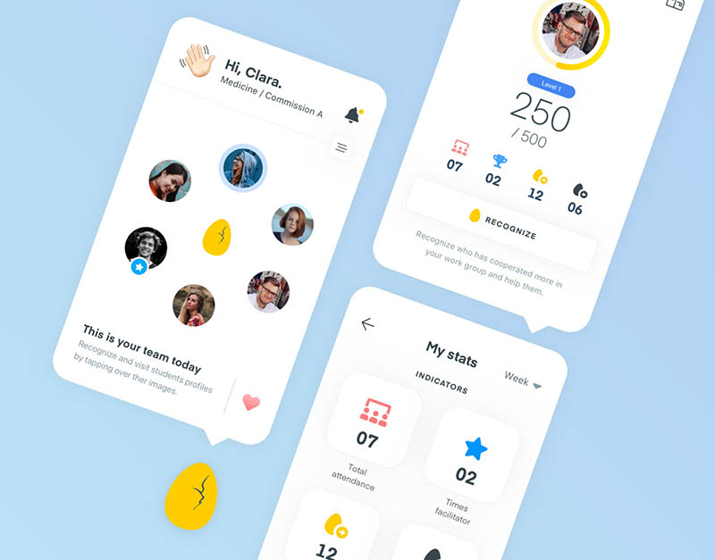 Vista previa del proyecto Egg - Widget
